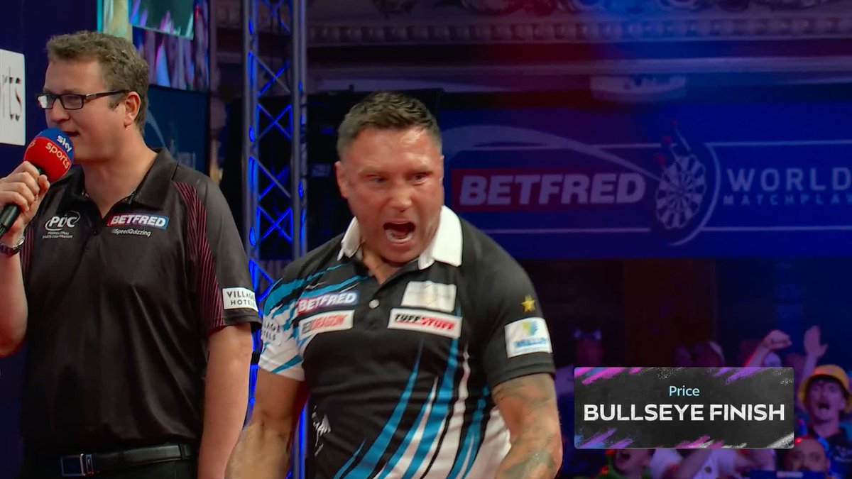 PRICE STRIKES THE 161! 🧊 Gerwyn Price delivers a crushing 161 checkout to lead Rob Cross 2-1! 📺 #MatchplayDarts