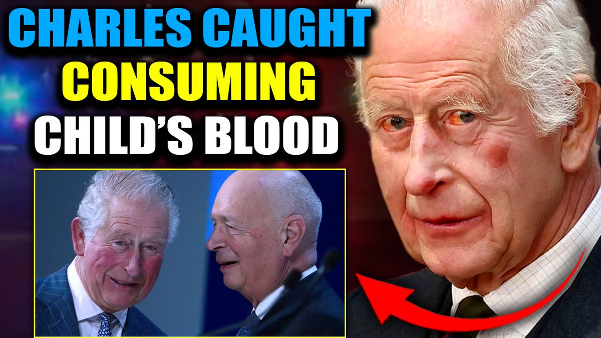 🚨 Hacked Klaus Schwab Video Exposes King Charles Drinking Child's Blood - Media Blackout Klaus Schwab is in a panic. The man who told us privacy is obsolete just found a listening device in his own home. And he knows exactly what they have on him. His files expose a whole host of elite names, including his close friend, King Charles, at Schwab's table. Drinking child's blood.