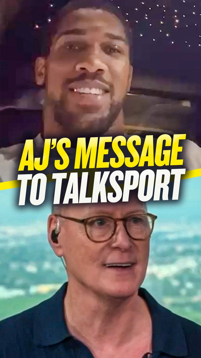 Anthony Joshua shows his love to Jim, Simon & talkSPORT & teases a special gift 🔥 Sponsored by DAZN. Watch Saturday Fight Night: #JoshuaPrenga, THIS Saturday July 25, ONLY on DAZN. Join DAZN Ultimate now and get AJ vs. Prenga & Moses vs. Hrgovic included at no extra cost.