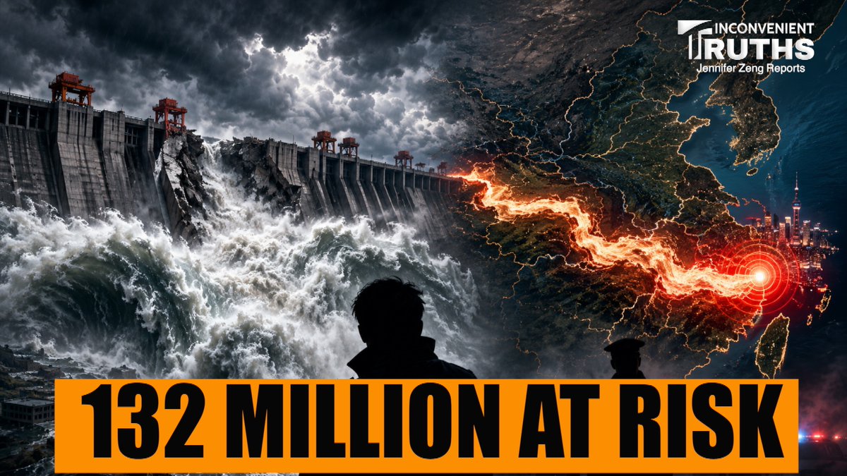 🚨 Urgent alert! Four Official Maps Reveal What Happens If Three Gorges Dam Collapses Floods reaching Shanghai, 132 million people affected, major roads, railways, airports, and ports wiped out. Plus, the one who leaked the info below yesterday has already been arrested. The maps are real. The danger is real. 👇Watch the full breakdown now and share it before it disappears.