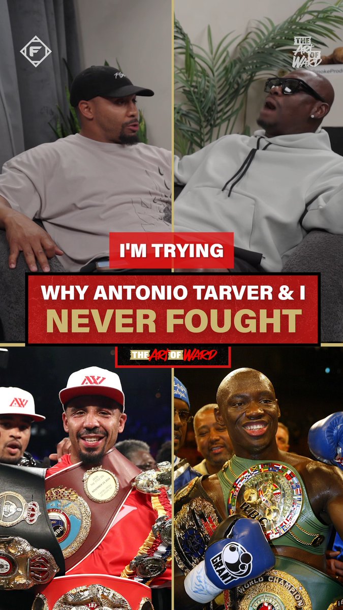 Andre Ward vs. Antonio Tarver would’ve been GREAT smoke 💨🍿 Dre & Tarver go back and forth on what could have went down in the ring… and the roadblocks in the way which stopped it from turning into a reality. Watch the full episode with Antonio Tarver out NOW on the ALL THE SMOKE FIGHT YouTube!
