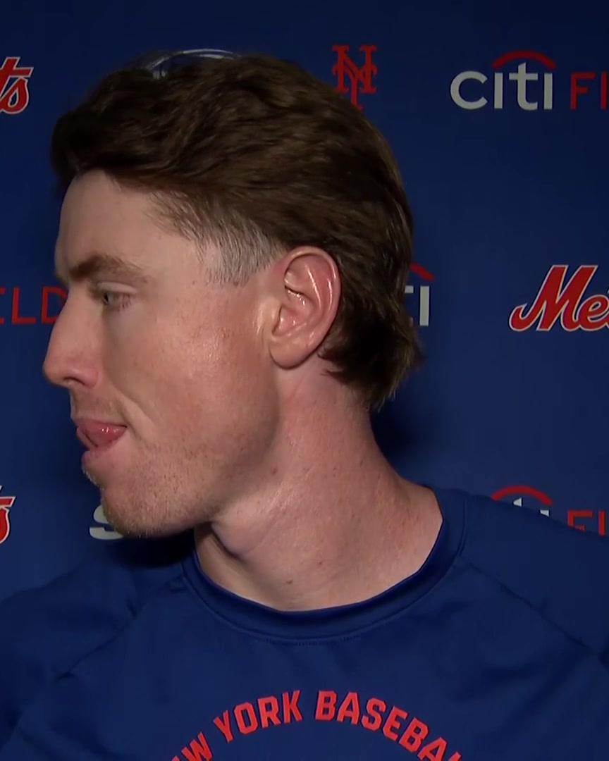"Three runs are on me right there. That's the difference in the game, so got to make that play." Brett Baty talks about his misplay in right field in the second inning: