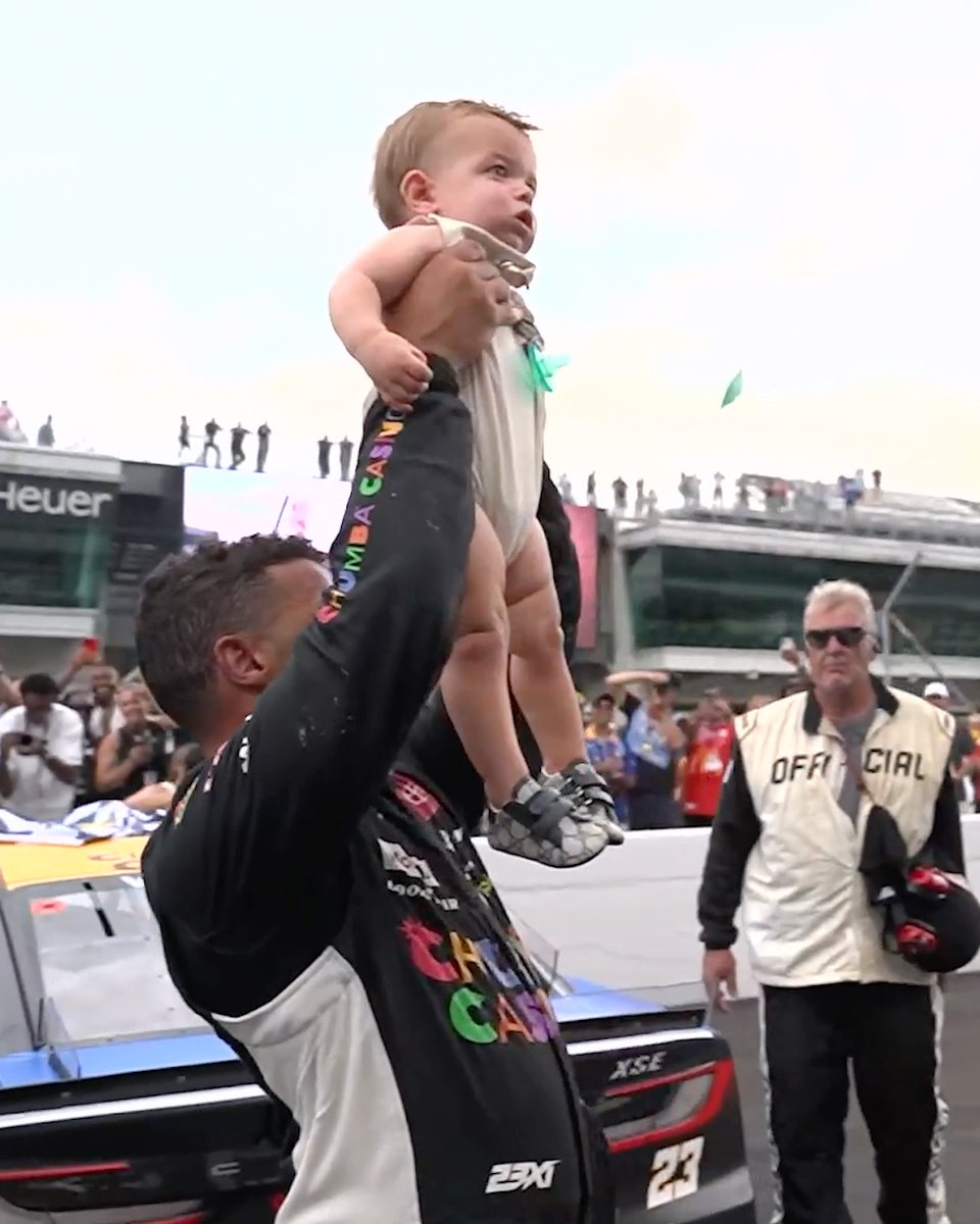 Winning at Indianapolis Motor Speedway is a feeling unlike any other. Isn't that right, Bubba Wallace?