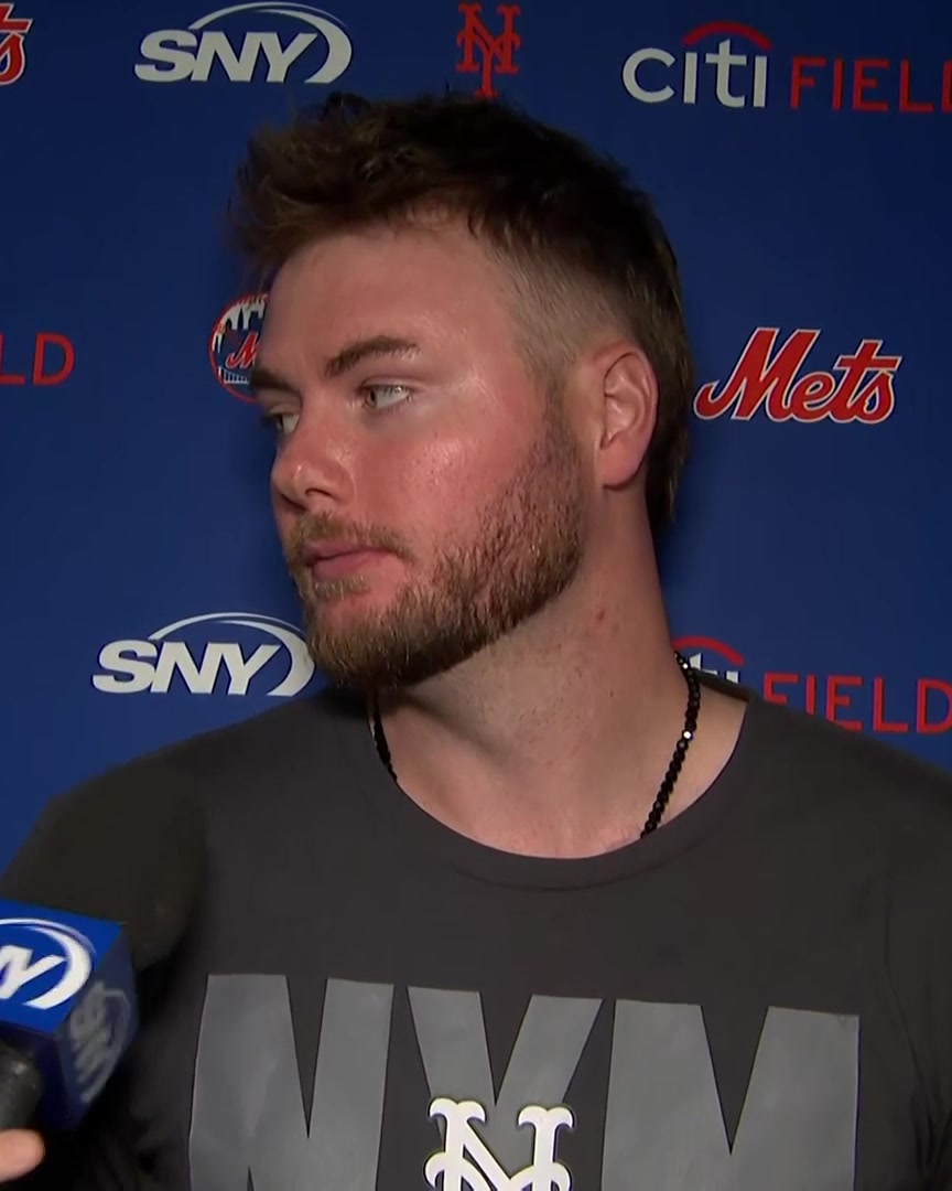 Christian Scott was asked about his mindset after Brett Baty's miscue in right field: "It's part of the game, it happens. I know he's going to pick me up next time, too."