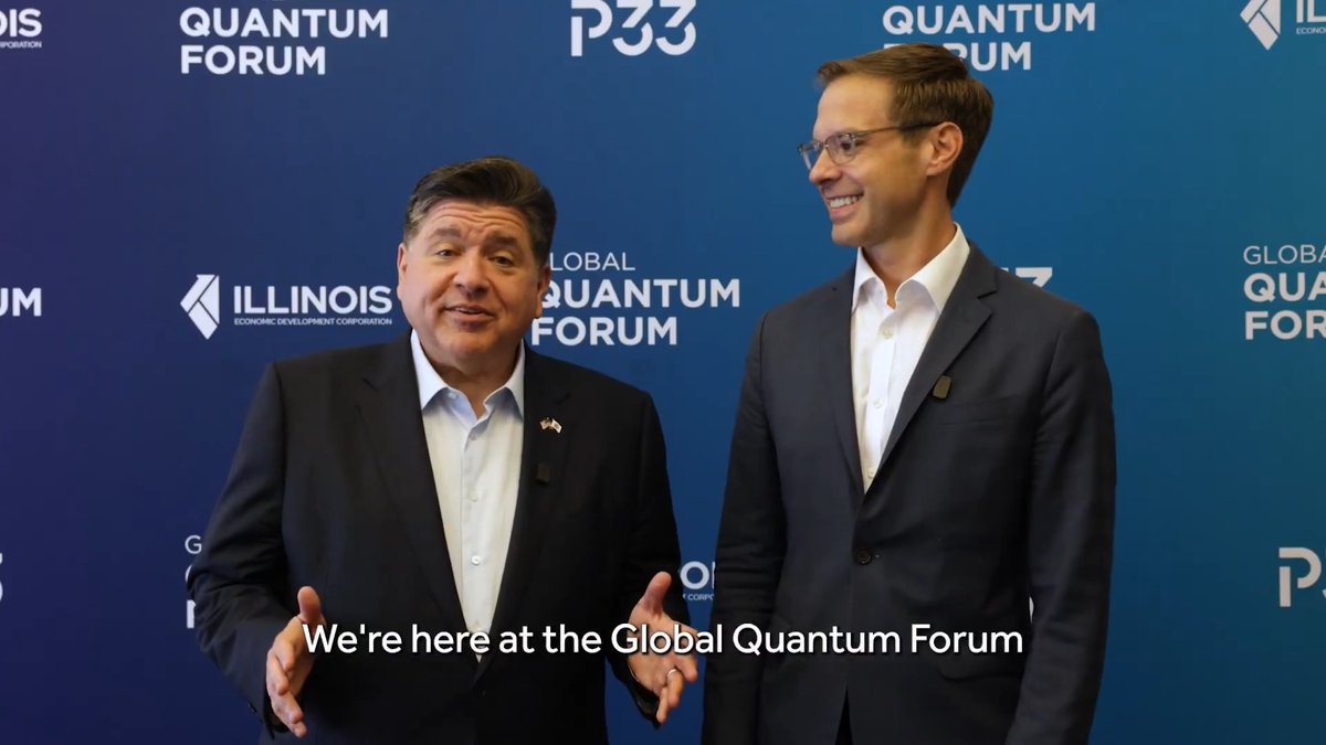 Illinois is here leading the way at the Global Quantum Forum. And with Infleqtion's new fault-tolerant, neutral-atom quantum computer at the Illinois Quantum & Microelectronics Park and Chicago Quantum Innovation Center, we continue to grow our quantum workforce and tech.