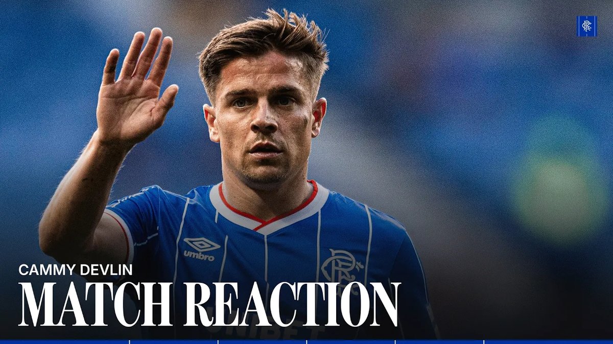 💭 "It was super special coming here today for my first game as a Rangers player. And most importantly, good to get a win." 🎙️ Cammy Devlin spoke to RangersTV after tonight's pre-season win over AS Saint-Étienne.