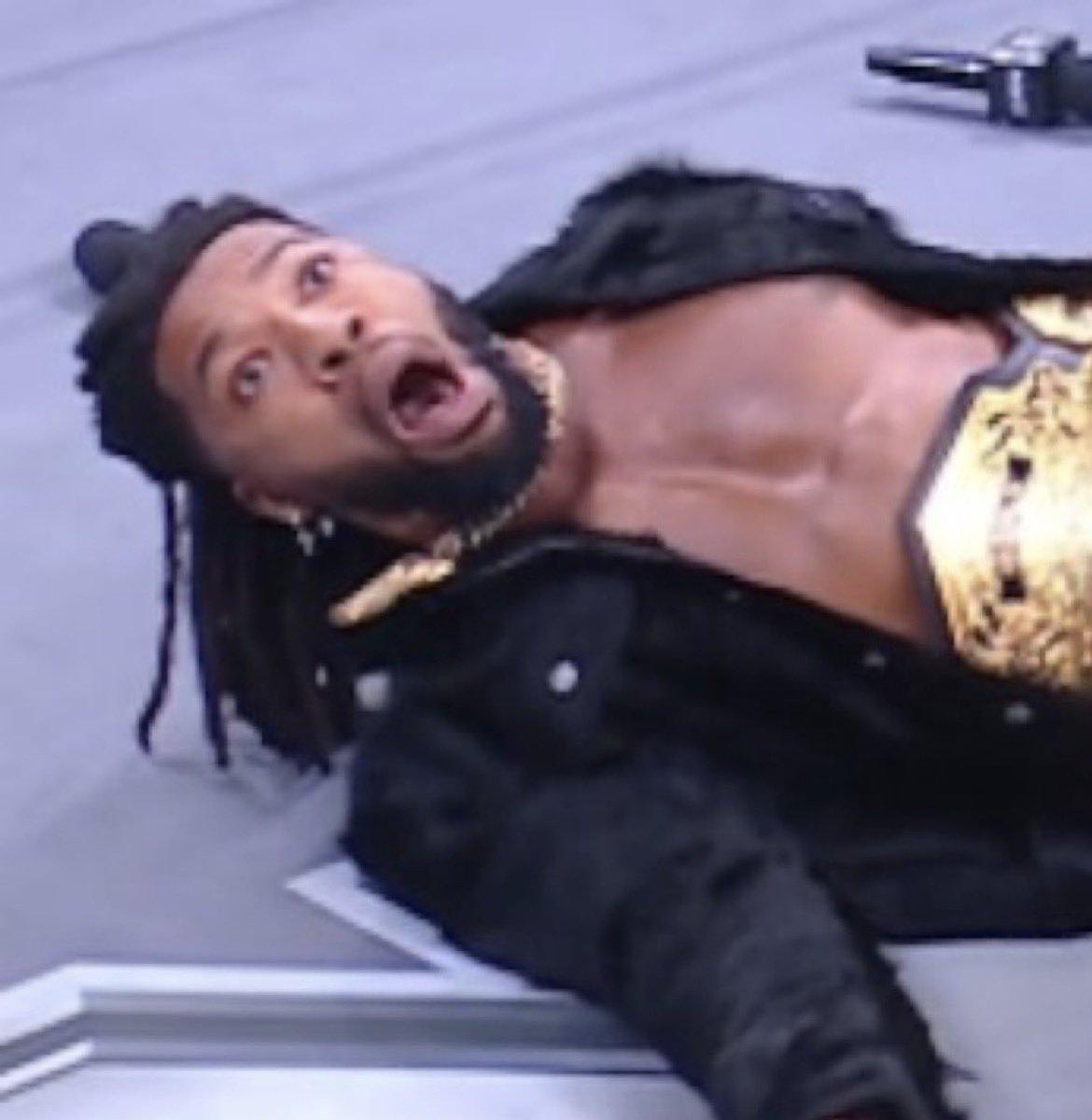 One year ago today, The Undertaker got physical for the first time in years when he Choke Slammed Trick Williams on NXT 😂 TRICK SOLD THAT LIKE THE RENT WAS DUE.