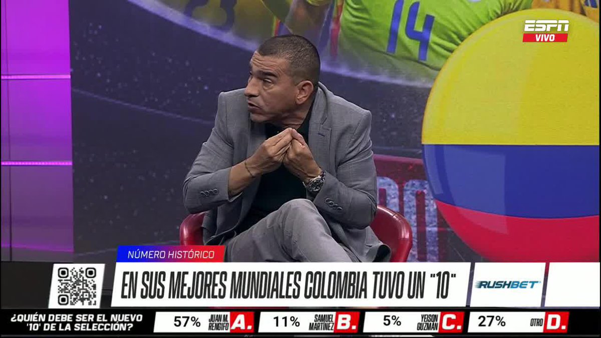 🇨🇴⚽¿La Selección Colombia necesita un nuevo '10'? "El '10' a nivel mundial ya no existe" Victor Hugo ▶️ Mira #ESPNF360COLOMBIA en el Plan Premium de #DisneyPlus