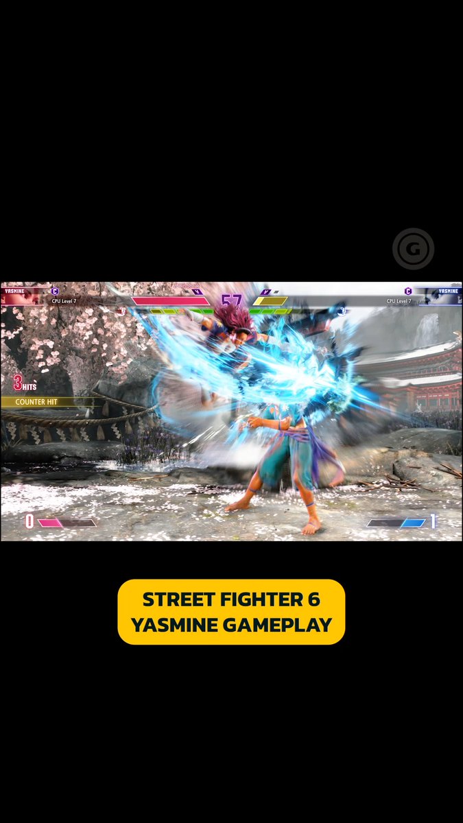 Street Fighter 6's Yasmine excels in the mid and close range, rushing down her opponents with multi-hitting attacks and tricky air mobility.