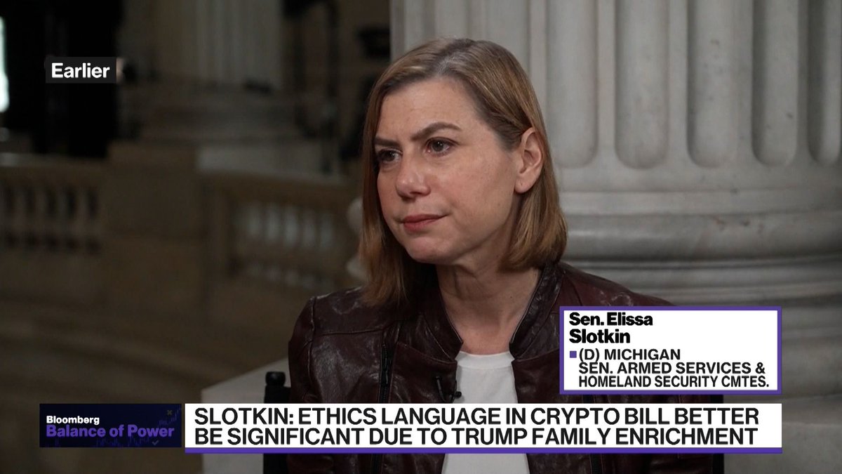 Sen. Elissa Slotkin joins @jmathieureports to discuss the new ethics language in the CLARITY Act. Watch the full interview here
