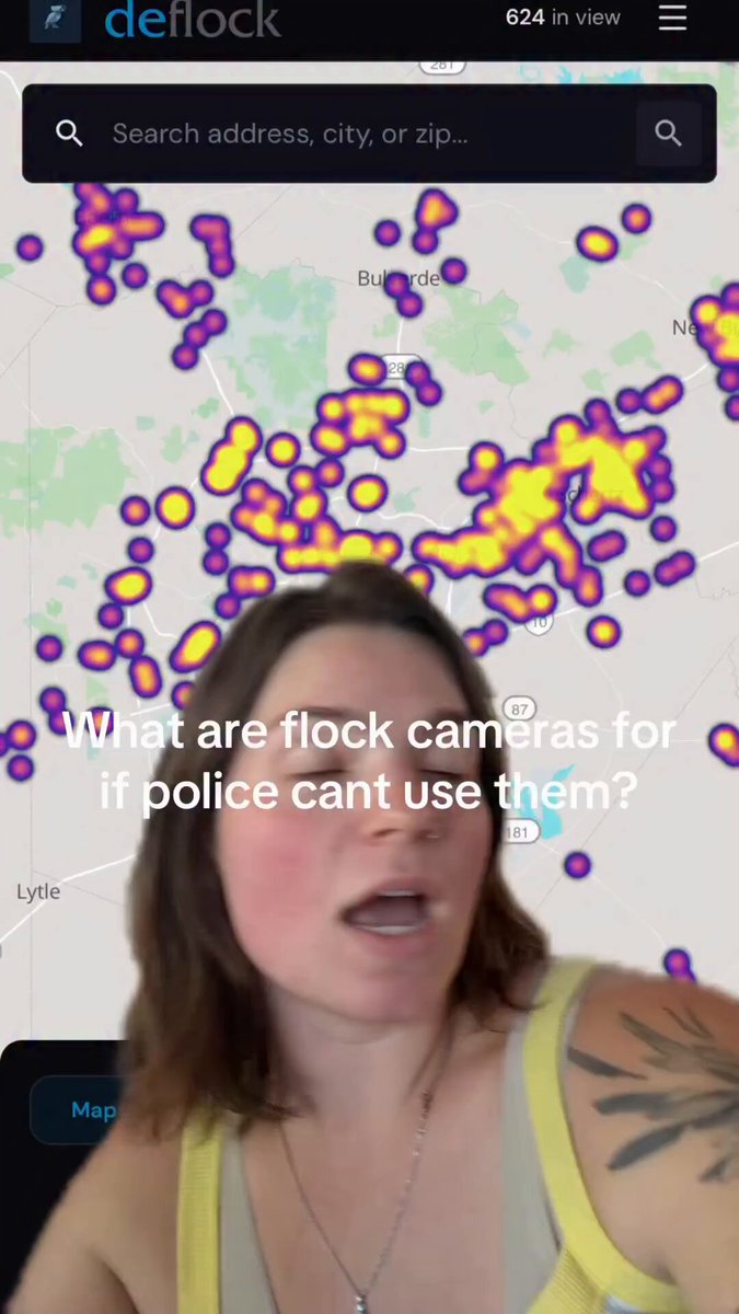 So what are the Flock cameras really for if the police can't use them. 🤔