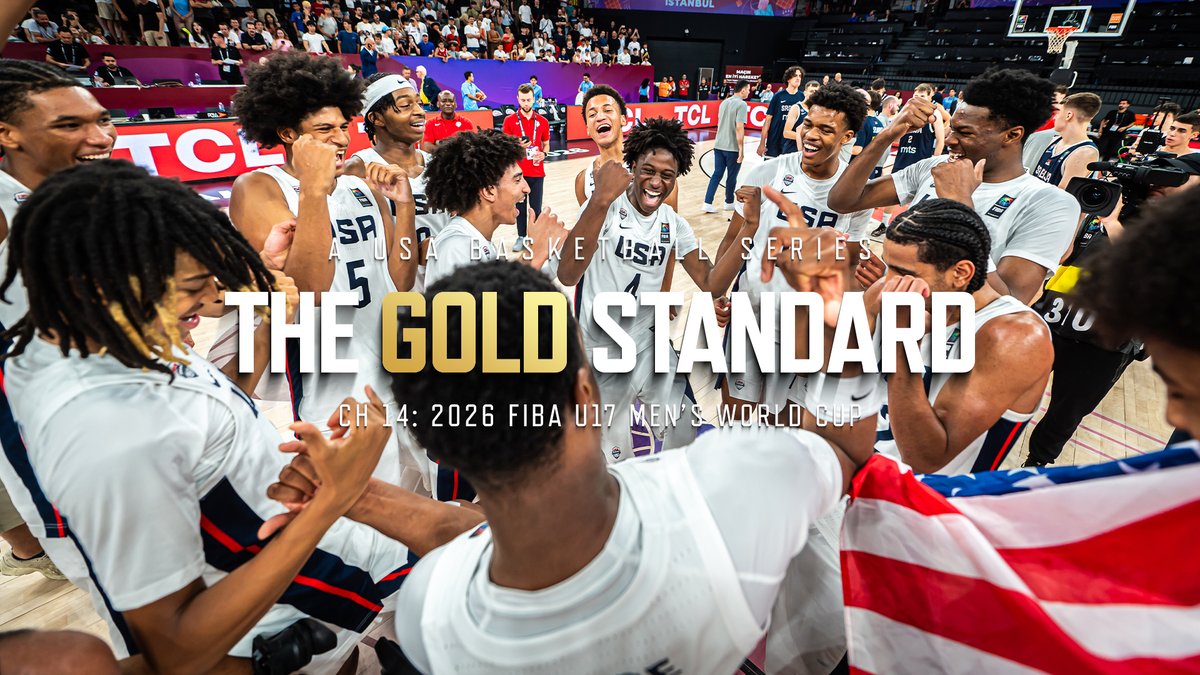 Talent wins games. Character, standards & togetherness wins championships. The ๐บ๐ธ #USABMU17 showed that this summer. Watch ๐บ๐ธ #TheGoldStandard Ch 14: 2026 FIBA U17 Men's World Cup in full ยป