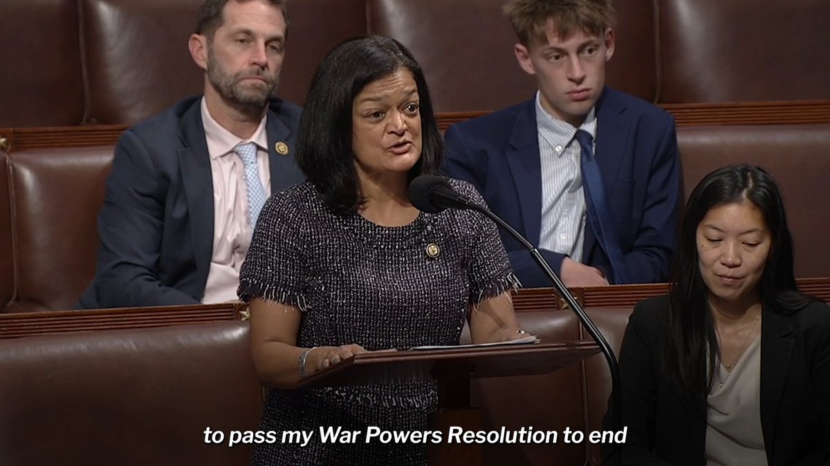 Tonight, I spoke on the House Floor to demand an end to Trump’s illegal and unconstitutional war in Iran. This reckless war of choice must end. The House must pass my War Powers Resolution tomorrow.