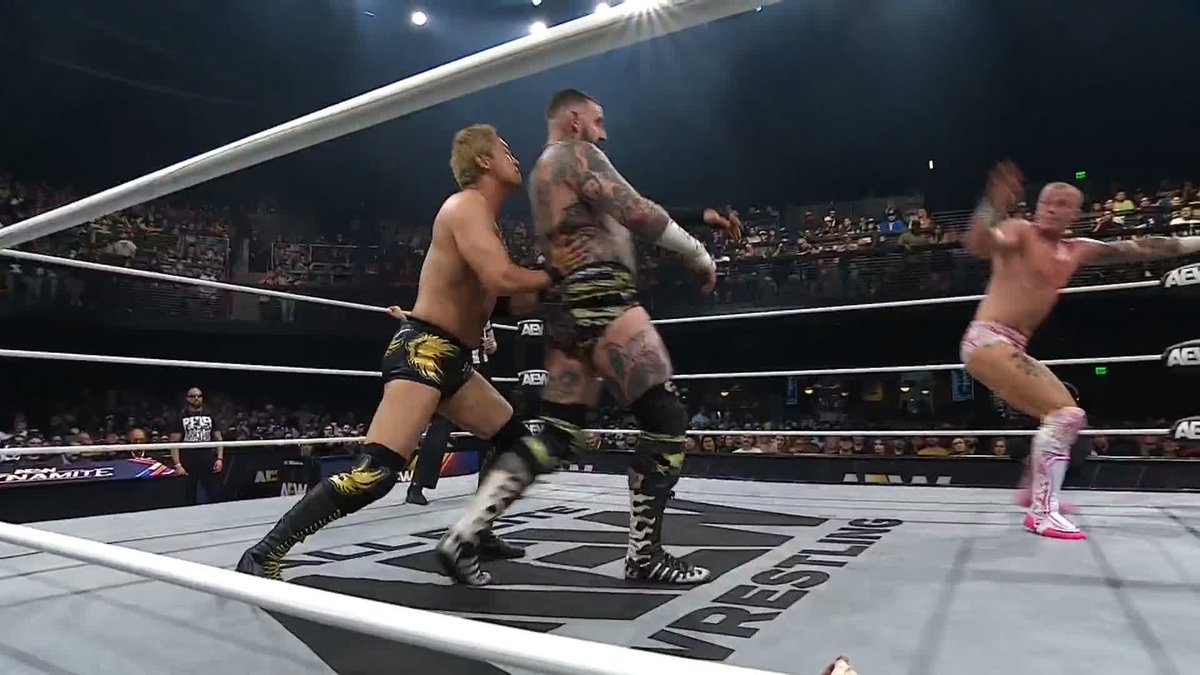 Fletcher gets BLASTED with the Rainmaker! Watch #AEWDynamite LIVE on TBS &amp; HBO Max