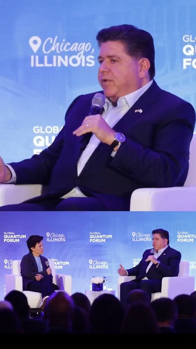 Great to join Kara Swisher today at the Global Quantum Forum to talk about the quantum ecosystem. The talent and research were already here, but now Illinois is utilizing them to lead — attracting investment and speeding the path from lab to market.