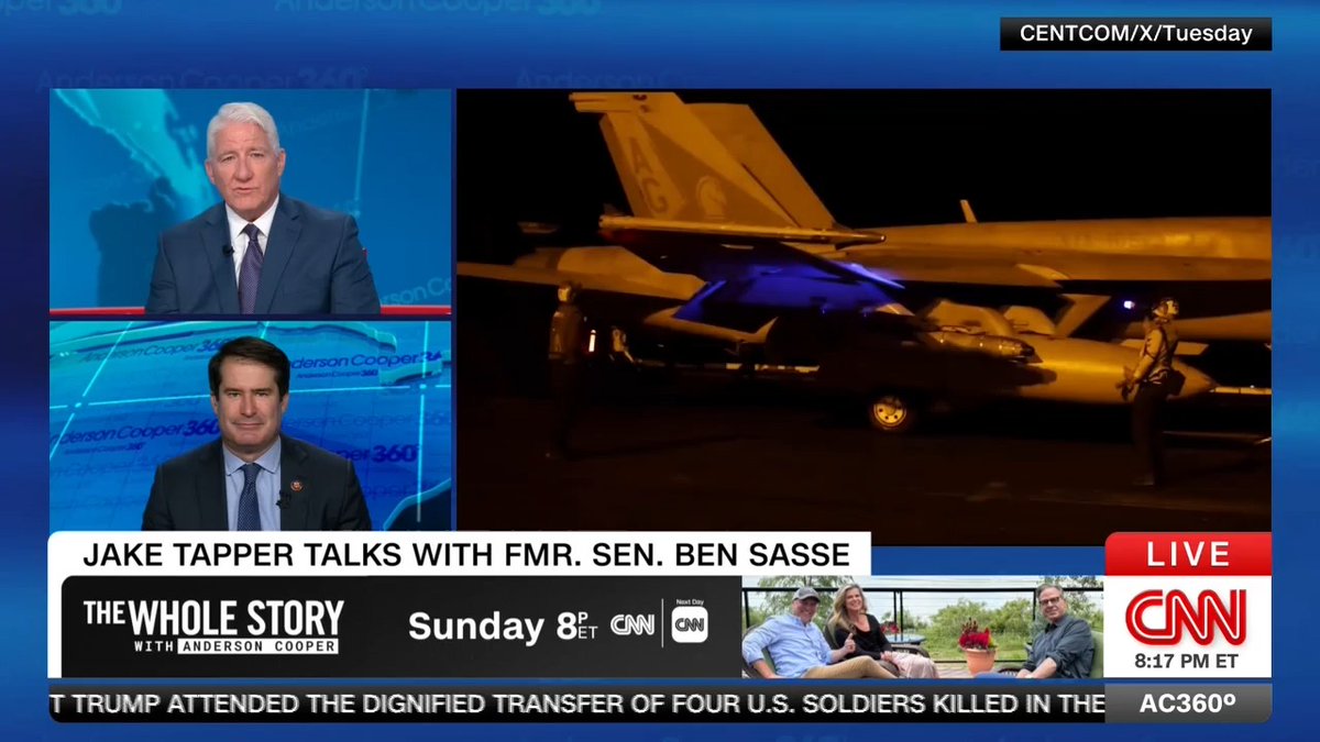 After the president attended the dignified transfer for four U.S. soldiers, he called the Iran war a "skirmish." U.S. Marine Corps veteran Rep. Seth Moulton says it is "disgusting" that "President Trump would treat these troops as pawns in his political game."