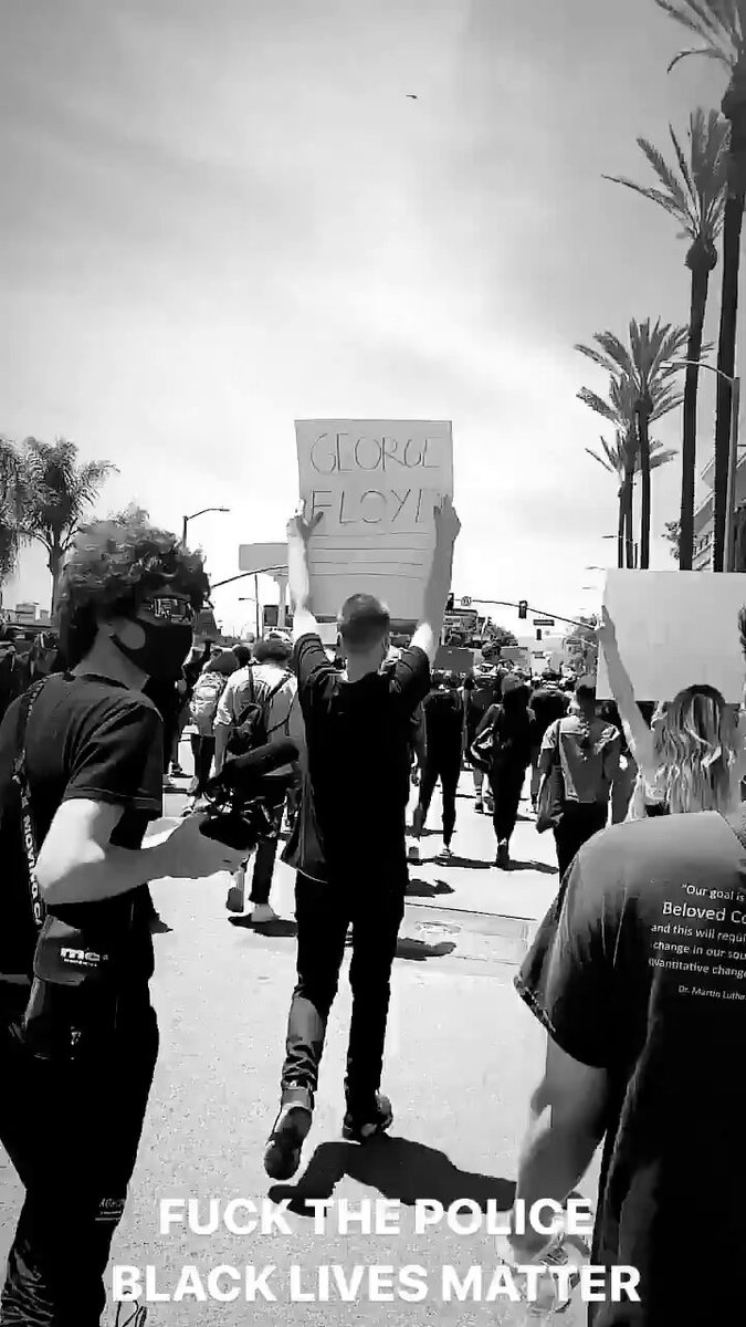 Calling Melanie Martinez racist while ignoring that she publicly supported Black Lives Matter, encouraged donations, attended a protest and even incorporated messages like “BLM” “Defund the Police” and “No Pigs Allowed” into her own work is simply rewriting history.