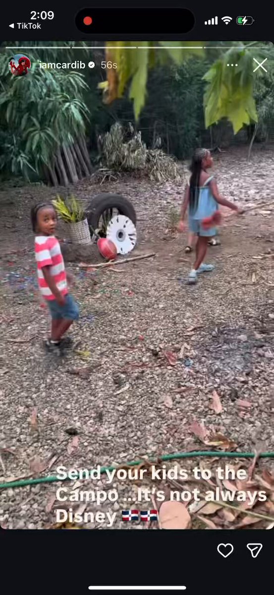 Cardi bs kids in camp via cardi b instagram story 😭❤️❤️. They are so fluent omggg …. It’s not always Disney 😌