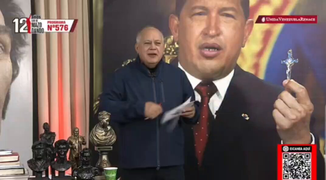 🚨#ÚltimaHora | El secretario general del PSUV, Diosdado Cabello, calificó de "escandalo" la supuesta llegada de MCM a Venezuela. "A ver cuánta gente ya puede salvar un mes después, dijo que se venía para Venezuela a salvar a los venezolanos". #Globovisión #Nacionales