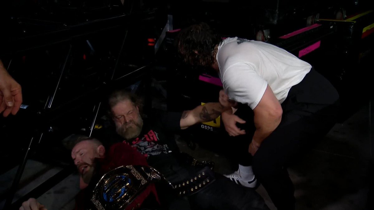 #AEW World Tag Team Champions Jay 'Christian' Reso and Adam Copeland were addressing last week’s chaos when BASTARD and Claudio struck from behind! The warning ahead of #AEWRedemption was loud and clear! Watch #AEWDynamite LIVE on TBS + HBO Max