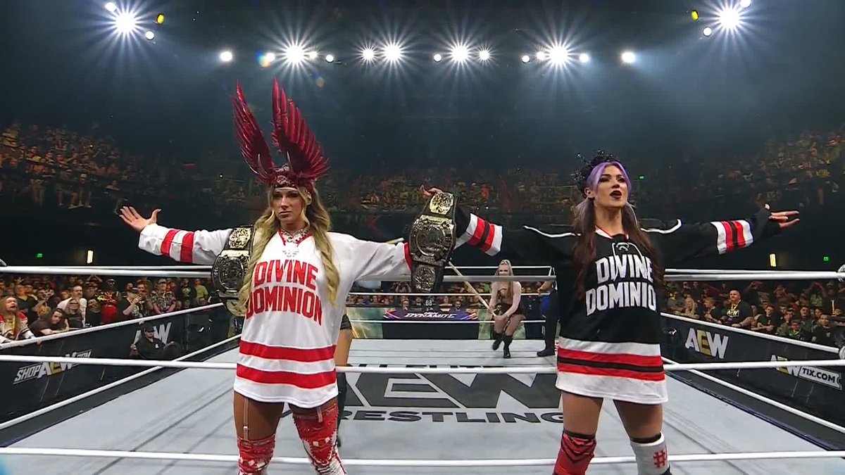 The AEW Women's World Tag Team Champions are ready for a fight, but so are the Sisters of Sin! Watch #AEWDynamite LIVE on TBS &amp; HBO Max