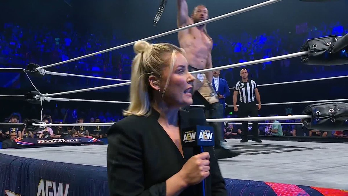 .Renee Paquette caught up with AEW World Champion Kenny Omega ahead of tonight's main event! Watch #AEWDynamite LIVE on TBS &amp; HBO Max