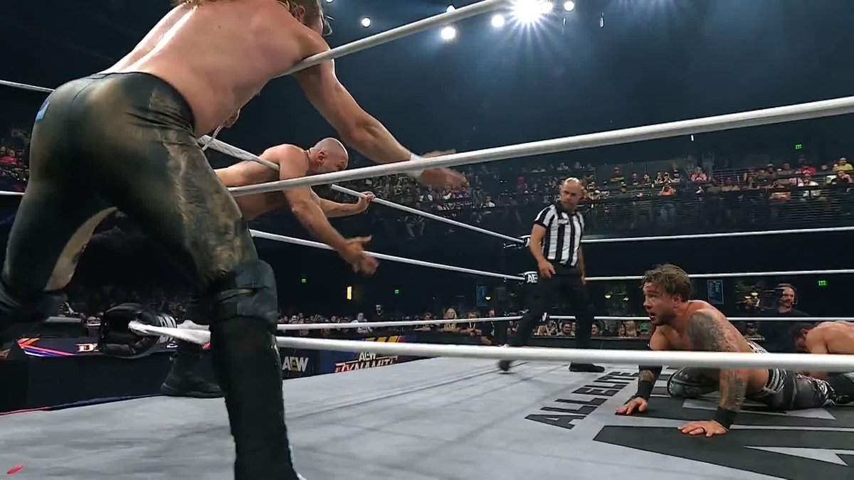 .Will Ospreay • ウィル・オスプレイ is conflicted in deciding who to tag! Watch #AEWDynamite LIVE on TBS &amp; HBO Max