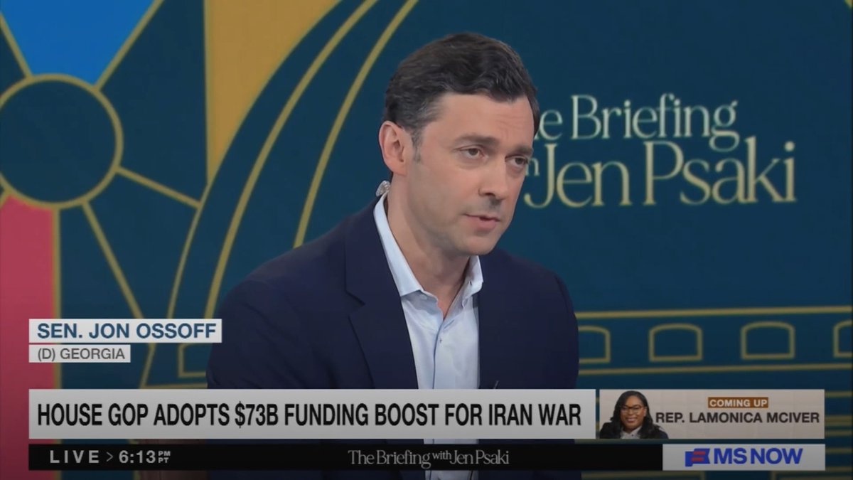 Ossoff: Mike Collins was not present for the president's rally in Georgia today. And the conservative paper, the Washington Examiner, was writing that this actually gave Donald Trump cover to avoid having to address Mike Collins' scandals — because we've learned in recent weeks that Mike Collins' office was briefing Nick Fuentes and other prominent white supremacists on its efforts on behalf of a prominent Holocaust denier, and that Mike Collins has had a neo-Nazi propagandist based on his property. And still now, a week after that CNN reporting, refuses to answer whether he or his business or his campaign or his office have paid this neo-Nazi propagandist.