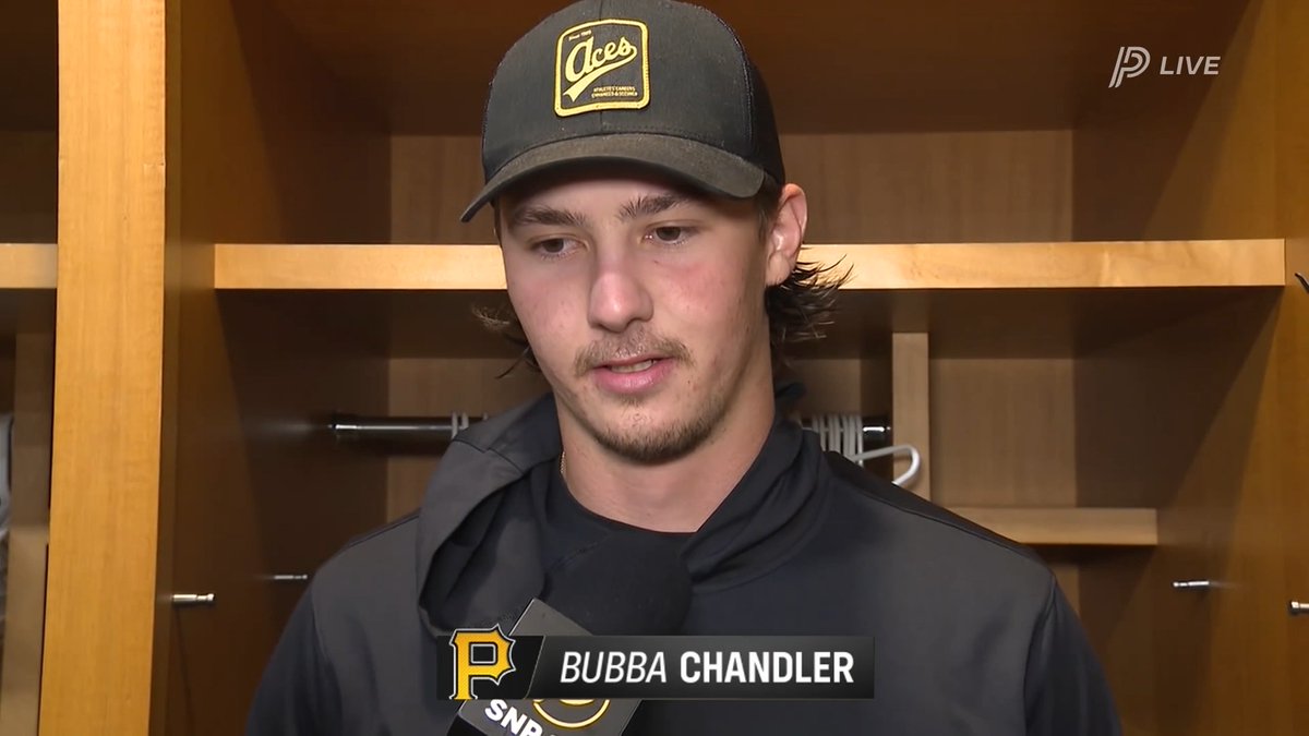 Bubba Chandler said even though he was "losing steam," he wished he had a little more time on the mound True competitor mindset 🔥