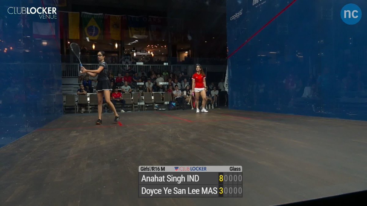 ANAHAT SINGH STORMS INTO THE QF OF THE WORLD JUNIOR SQUASH C’SHIP 2026 🔥 India’s Anahat defeated San Lee 🇲🇾 with dominating 3-0 in the Pre - Quarterfinal Clash LET’S GO ANAHAT!!!!! 🇮🇳💪