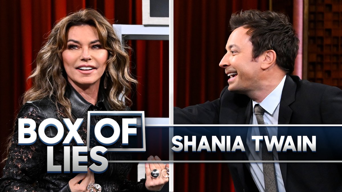 Box of Lies w/ Shania Twain 💎💎💎! 📦 #FallonTonight