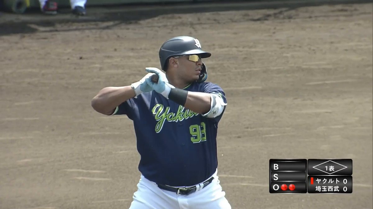 本領発揮 特大の一発が飛び出した セデーニョ ファーム第1号ホームラン ⚾️西武×ヤクルト（ファーム） #swallows #だったらDAZN