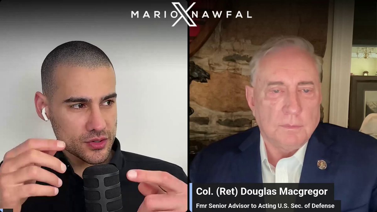 🇺🇸 🇮🇷 Washington can't walk away from the Gulf without inviting the whole world to challenge it, and that trap could go nuclear. Col. Douglas Macgregor, former senior advisor to the acting US Secretary of Defense, lays out the psychology locking America in place. Advisors are warning leadership that retreating from the Gulf will signal weakness and invite global challenges to American power. So Washington refuses to leave, a reflex Macgregor says mirrors the historical policy traps that swallowed past empires. And the longer the stalemate drags on, the higher the risk climbs toward the most dangerous outcome of all: nuclear escalation. Douglas Macgregor