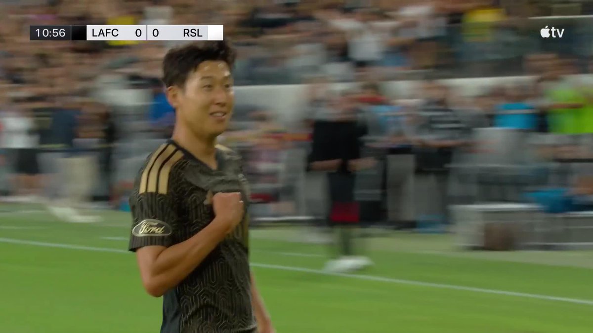 CONDUCCIÓN Y ZURDAZO A UN PALO: golazo de Son en el triunfo 3-1 de LAFC vs. Real Salt Lake en la #MLS. 📺 Major League Soccer on Apple