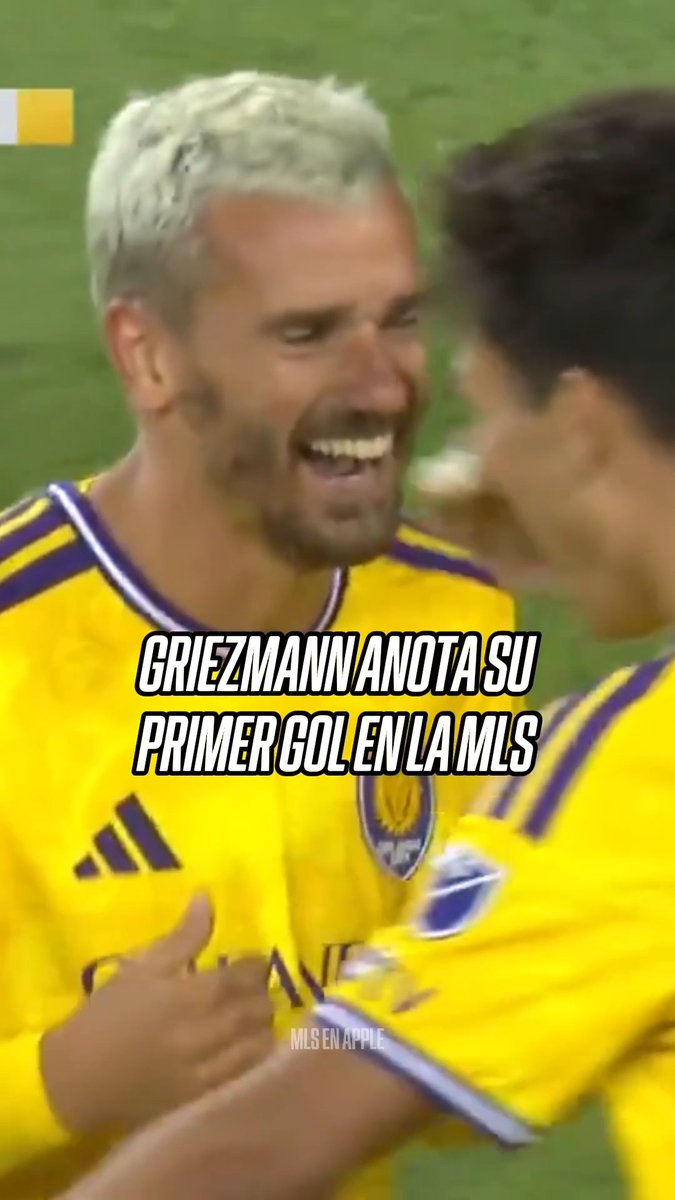 🔥 ¡QUÉ MANERA DE ANOTAR SU PRIMER GOL EN LA MLS! Griezmann anotó un gol en la victoria (4-0) del Orlando City sobre el San Jose Earthquakes. Vía: @mls en apple.