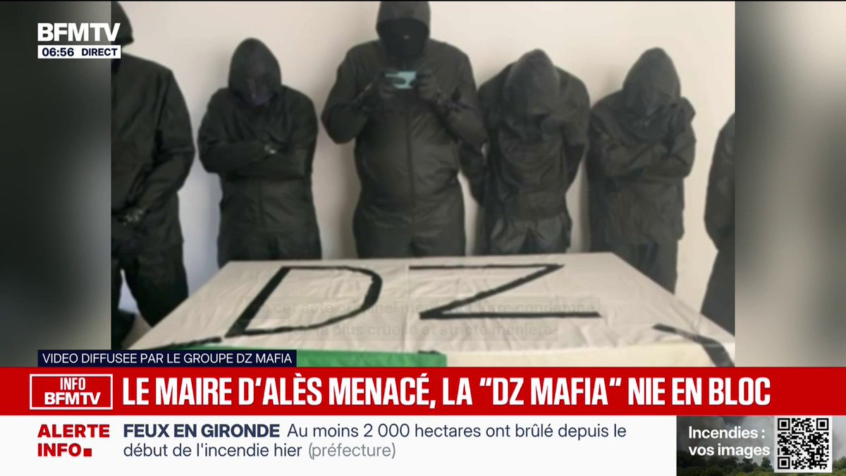 Menaces contre le maire d'Alès: des personnes se revendiquant de la DZ Mafia "condamnent" les intimidations et se disent "en aucun cas responsables"