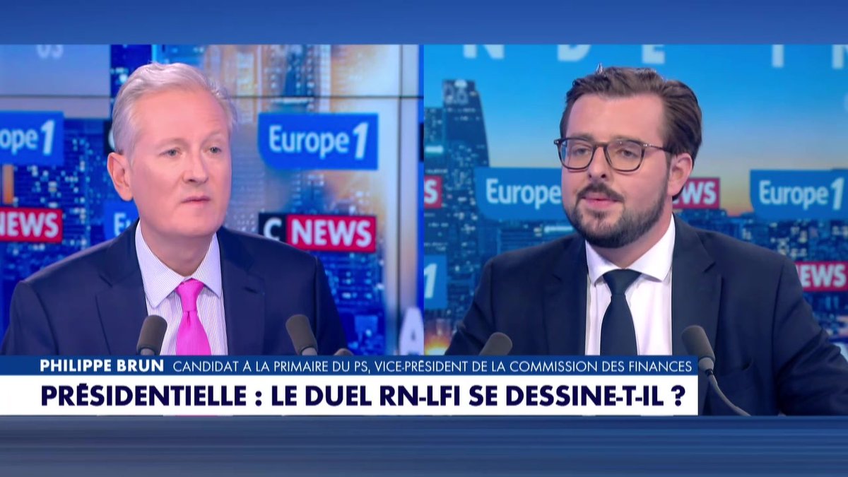 Deuxième tour RN/LFI : "Je voterais pour Jean-Luc Mélenchon" déclare Philippe Brun #LaGrandeInterview #Europe1