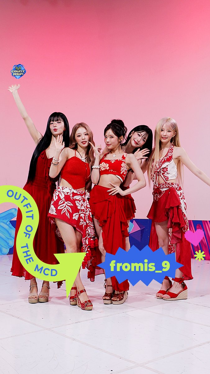 𝟐𝟔𝟎𝟕𝟐𝟑 𝑶𝒖𝒕𝒇𝒊𝒕 𝑶𝒇 𝑻𝒉𝒆 𝑴𝑪𝑫 : 𝑶𝑶𝑻𝑴 with #fromis_9 #프로미스나인 잠시 후 저녁 6시! 엠카 본방사수 잊지마세요 🫶 #MCOUNTDOWN #엠카운트다운 #OOTM
