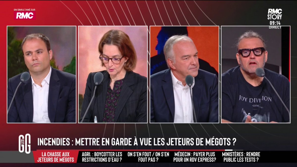 🚬 Garde à vue systématique pour les jeteurs de mégots dans le sud-ouest. 🗣️ Bruno Poncet : "Les prisons sont engorgées. Il faut mettre en place des TIG. Le gars, tu le fais nettoyer des forêts pendant 6 mois/1an." #GGRMC