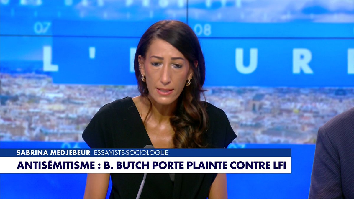 Sabrina Medjebeur, sociologue, réagit à la plainte de Barbara Butch déposée contre LFI : «On est dans une explosion des actes antisémites», dans #HDPros Toute l'info est à retrouver sur