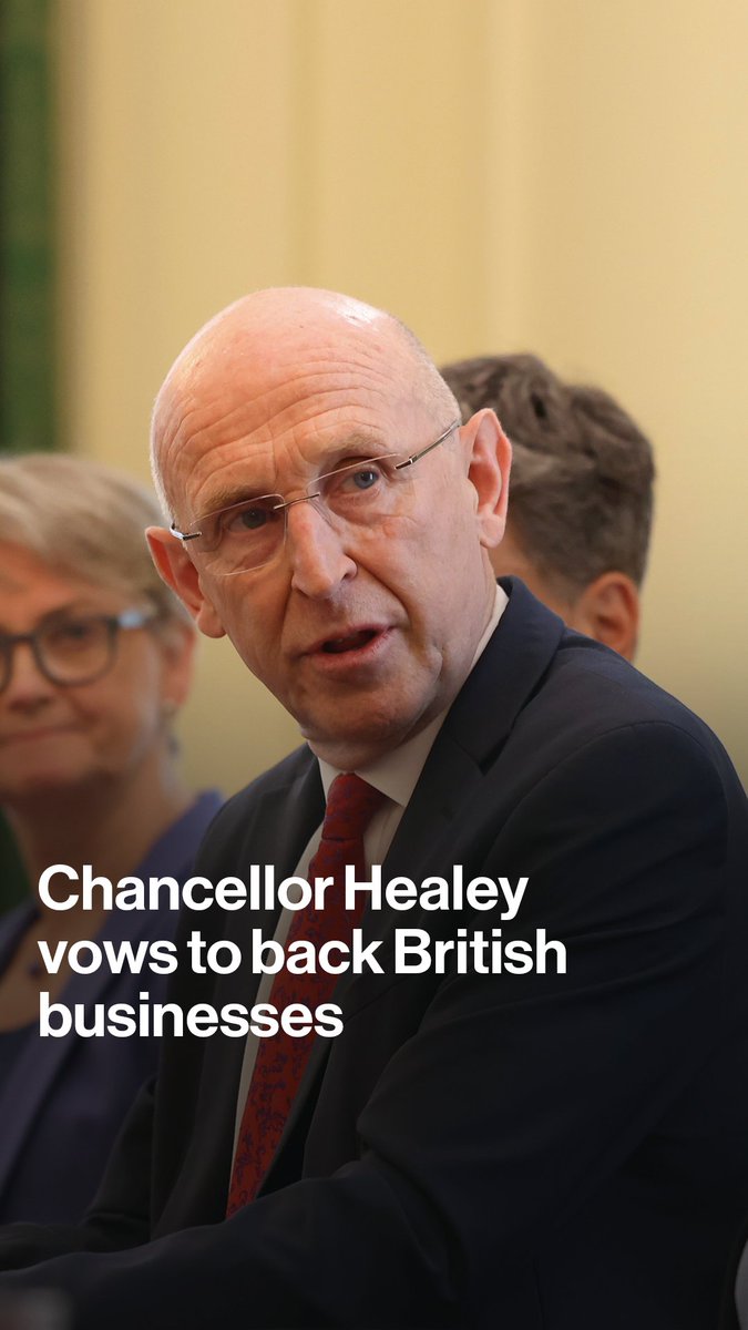 "I'm just as concerned about the cost of business as I am about the cost of living." UK Chancellor John Healey vows to "deepen relationships" between British businesses and Andy Burnham's government