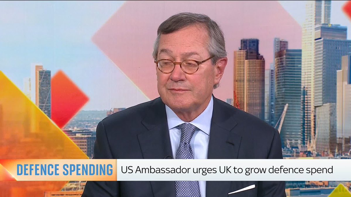 "I think people's view of President Trump in 2016 is probably a lot different than it is now in 2026." US Ambassador to the UK, Warren Stephens, reacts to Foreign Sec. Ed Miliband calling Trump a "racist, misogynistic, self-confessed groper" in an old tweet. | Wilfred Frost