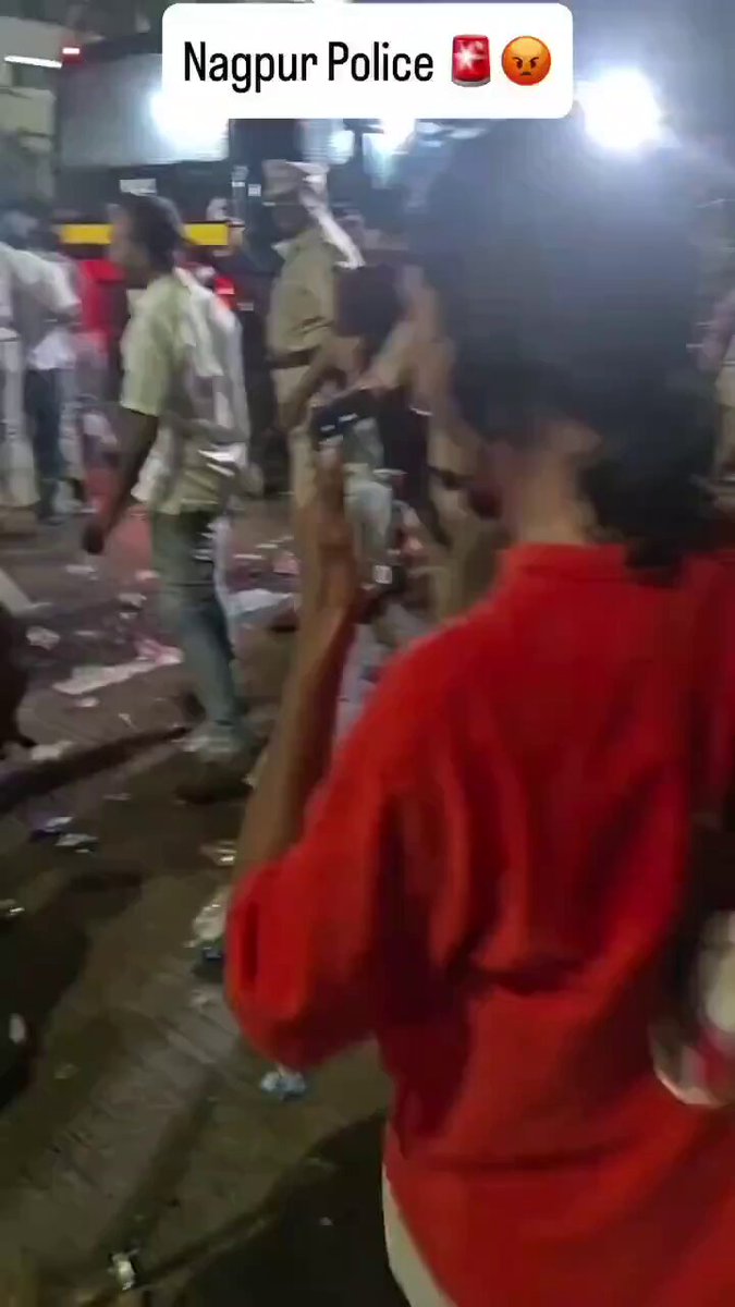 Shame on you Nagpur City Police Is this how you treat the students of the country peacefully demanding accountability?