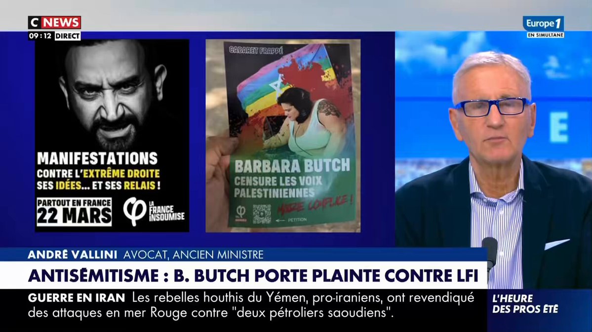 L’essayiste Rachel KHAN®️ révèle ce matin sur CNews que le chanteur Amir devait donner un concert cette semaine, mais que celui-ci n’a pas pu avoir lieu pour des raisons de sécurité. Voilà désormais la réalité pour un artiste de confession juive en France… Sidérant.