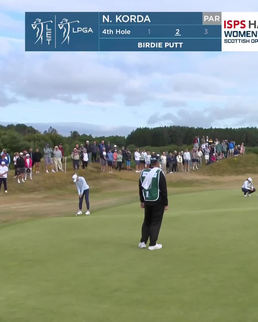 Nelly Korda from WAY out drains it 🤯👏 Tune in on Golf Channel now.