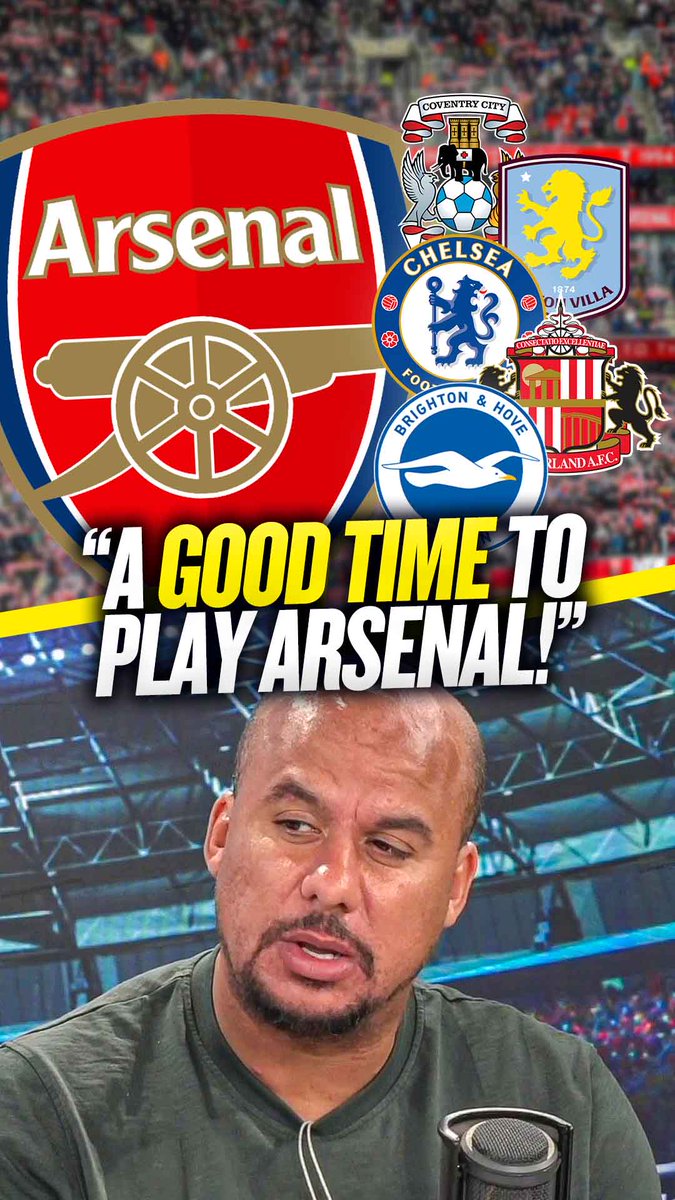 ✅ Coventry ❌ Aston Villa 🤝 Chelsea 🤝 Sunderland 🤝 Brighton Gabby Agbonlahor is predicting a very slow start to the 26/27 Premier League season for #AFC... 😬👀