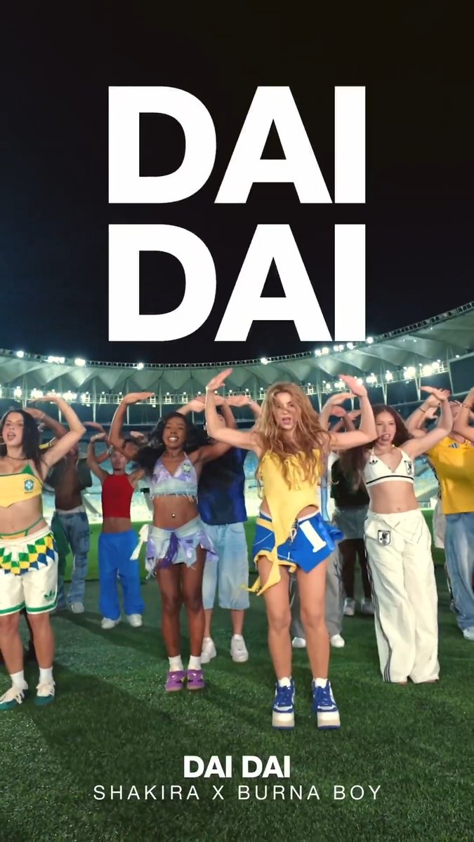 「Dai Dai」がグローバルチャートを制覇🏆 W杯を盛り上げたシャキーラとバーナ・ボーイのコラボ曲「Dai Dai」がBillboard Global 200で1位を獲得！🎉 シャキーラはBillboard Latin Airplayで女性アーティスト最多となる通算25回目の1位を記録！ 🎧注目の楽曲はこちら