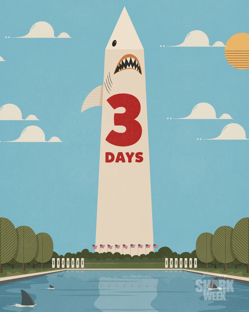 A national treasure 🦈✨ #SharkWeek begins in THREE DAYS at 8P on Discovery!