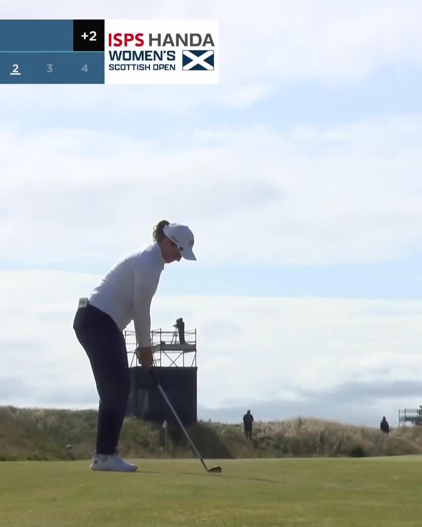 After a rough start, Lottie Woad is getting dialed in 🎯 Tune in on Golf Channel now.