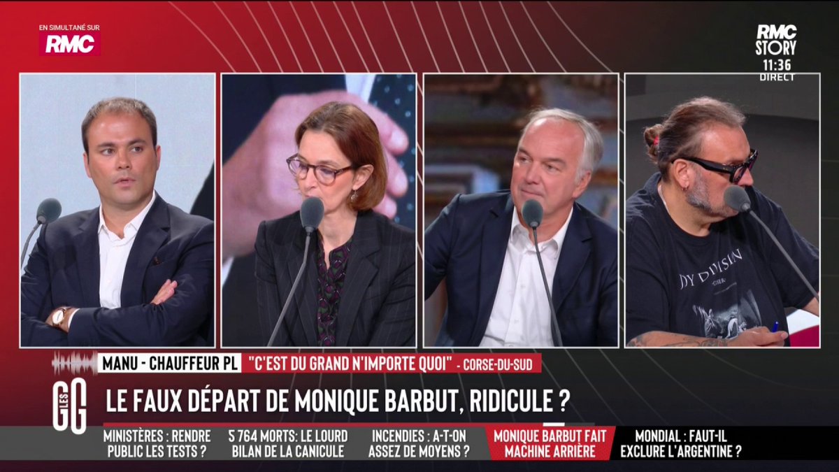 🏁 Le faux départ de Monique Barbut, ridicule ? 📞 Manu, chauffeur PL, au 3216 : "C'est une vaste blague. Elle est là pour le portefeuille. Elle va se faire recaser. C'est pas un idiot le président." #GGRMC